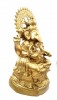 AL50134B - Aluminum Ganesh Statue (Brass Finish)