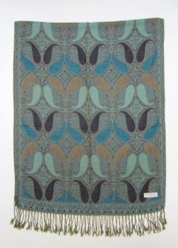 14324 - PASHMINA SHAWL S204 70% Pashmina 30% silk