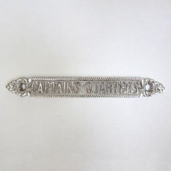 AL48231 - Chrome Plated Sign 12.375"
