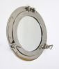 AL4870S - Aluminum Porthole Mirror Chrome Plated, 11"