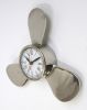 AL48770 - Aluminum Propeller Clock Chrome Finish