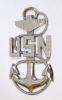 AL48886 - Aluminum Anchor (USN) Silver Polished
