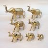 BR12904 - Brass Elephant Set