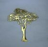 BR1476 - Solid Brass Tree Wall Plaque