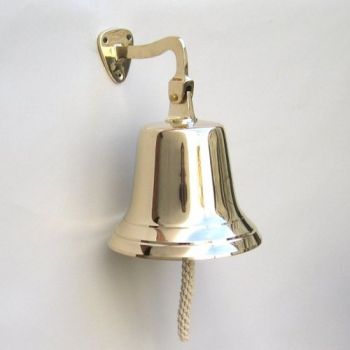 BR18450 - Solid Brass Heavy Bracket Bell