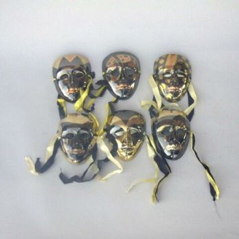BR2000 - Mask Set, Brass, Ribbons