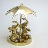 BR2075E - Two Elephants Under Umbrella Statue