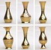 BR21024 - Brass Etched Vase Set