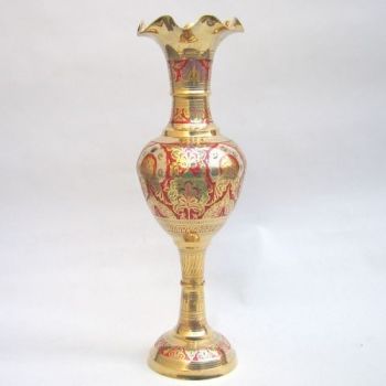BR21243 - Solid Brass Vase