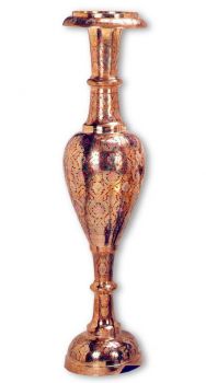 BR2151 - Decorative Vase, Solid Brass