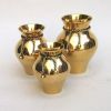 BR21763 - Brass Rope Vase Set