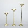 BR22213 - Brass Candle Holder Set