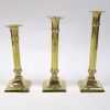 BR22772 - Brass Candlestick Holders, set of 3