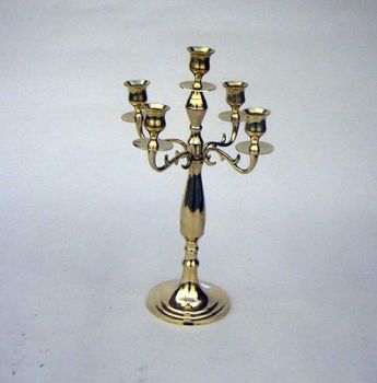 BR2297 - Solid Brass Candelabrum, Candle Holder