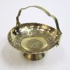 BR25206 - Solid Brass Basket Engraved
