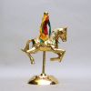 BR28391 - Solid Brass Horse Carousel