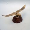 BR28401 - Brass Eagle On Wooden Base