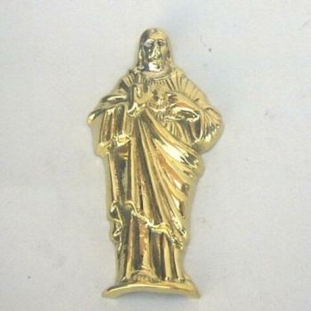 BR36051 - Brass Jesus Wall Plaque