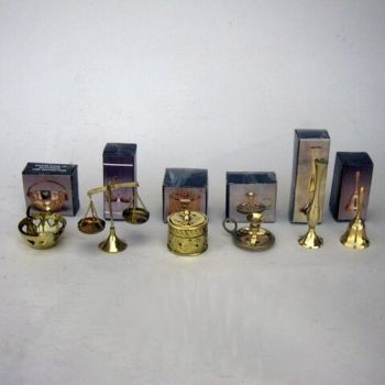 BR4010A - Solid Brass Assortment, Set of six. Each Individually Gift Boxed