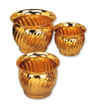 BR4211 - Solid Brass Planters