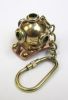 BR48202A - solid brass nautical keychain diver helmet