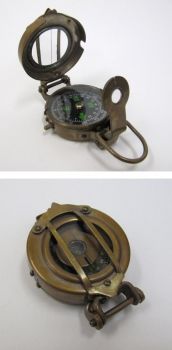 BR48343D - Military Compass Elite Model Antique Brass