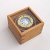 BR48402A - Gimbal Compass Wood / Glass Box