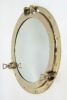 BR48610 - Brass Porthole Mirror, 20"