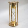 BR48640 - Brass Sand Timer 5 Min. White Sand