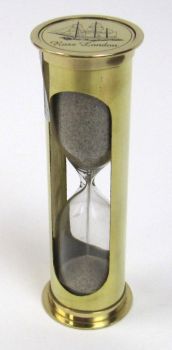 BR4864B - Brass Sand Timer Hourglass approx 5min