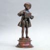 BR5068 - Boy Musician Statue