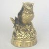 BR6221 - Brass Owl Statue