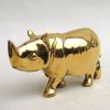 BR6312 - Rhinoceros Statue, Brass