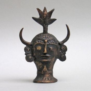 BR63240 - Tribal Head Statue