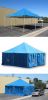 CA7865 - Canvas tent with frame, red or blue.