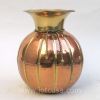 CO2190A - Brass Rope Vase Copper Finish