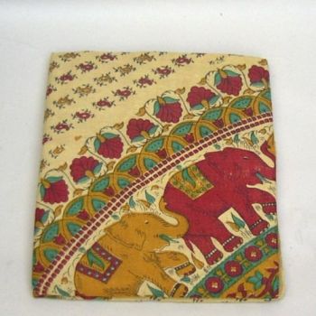 IB102 - Bedspread, Round Elephant Double, Assorted Colors