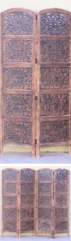 IE78655 - Carved Wooden Screen MDF Flower