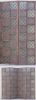 IE78670 - Carved Wooden Screen Iron And Wood Square Jali