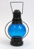 IR15377A - Iron Candle Lantern Round Color Glass Antique Finish