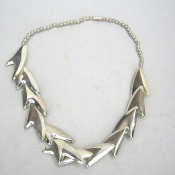 JR1573 - Necklace, silver, Wishbone