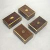 SH1034 - Wooden Brass Inlaid Assorted Boxes