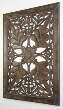 SH15740 - Carved Wooden Wall Panel