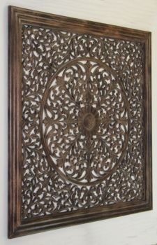 SH15752 - Carved Wooden Wall Panel