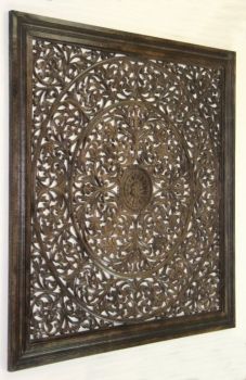 SH15753 - Carved Wooden Wall Panel