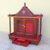 SH7405 - Carved wooden temple