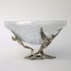 SP2407 - Angel Stand with Crackle Glass