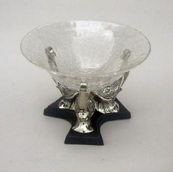 SP2490 - Elephant Bowl, Antique Silver