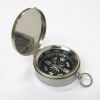 SP4885 - Pocket Compass With Lid Chrome Finish