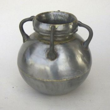 WW29566 - Metallic Iron Vase